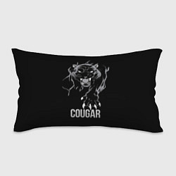Подушка-антистресс Cougar on the hunt - Пума на охоте, цвет: 3D-принт