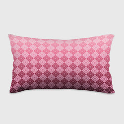 Подушка-антистресс Розовый геометрический градиентный узор, цвет: 3D-принт