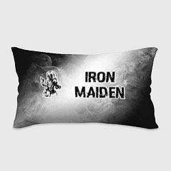 Подушка-антистресс Iron Maiden Glitch на светлом фоне, цвет: 3D-принт