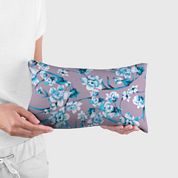 Подушка-антистресс Летний стилизованный цветочный паттерн, цвет: 3D-принт — фото 2