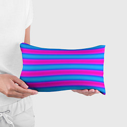 Подушка-антистресс Striped pattern яркий неоновый полосатый узор, цвет: 3D-принт — фото 2