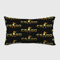 Подушка-антистресс KS:GO Gold Theme, цвет: 3D-принт