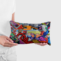Подушка-антистресс Авангардная композиция Pop art Eyes, цвет: 3D-принт — фото 2