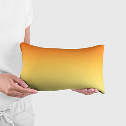 Подушка-антистресс Оранжевый, желтый градиент, цвет: 3D-принт — фото 2