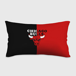 Подушка-антистресс Чикаго Буллз black & red, цвет: 3D-принт