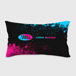 Подушка-антистресс Land Rover - neon gradient: надпись и символ, цвет: 3D-принт