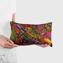 Подушка-антистресс Психоделический узор, цвет: 3D-принт — фото 2