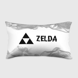 Подушка-антистресс Zelda glitch на светлом фоне: надпись и символ, цвет: 3D-принт
