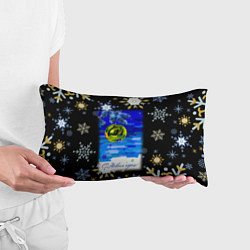 Подушка-антистресс Новый год ёлочный шар, цвет: 3D-принт — фото 2