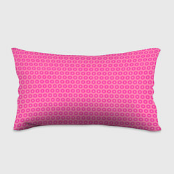 Подушка-антистресс Розовые цветочки - паттерн из ромашек, цвет: 3D-принт