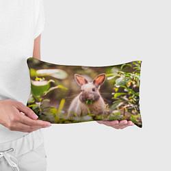 Подушка-антистресс Милый кролик, цвет: 3D-принт — фото 2
