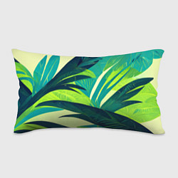Подушка-антистресс Яркие тропические листья пальмы, цвет: 3D-принт