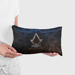 Подушка-антистресс Assassins creed mirage logo, цвет: 3D-принт — фото 2