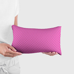 Подушка-антистресс Геометрический современный розовый однотонный узор, цвет: 3D-принт — фото 2