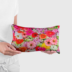 Подушка-антистресс Colorful chrysanthemums, цвет: 3D-принт — фото 2