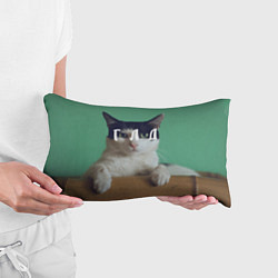 Подушка-антистресс Мем с котом - голод, цвет: 3D-принт — фото 2