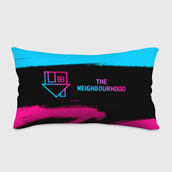 Подушка-антистресс The Neighbourhood - neon gradient: надпись и симво, цвет: 3D-принт