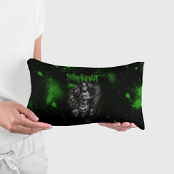 Подушка-антистресс Slipknot green, цвет: 3D-принт — фото 2