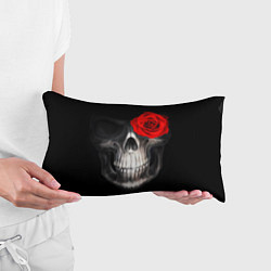 Подушка-антистресс Роза на черепе, цвет: 3D-принт — фото 2