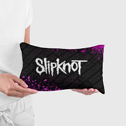 Подушка-антистресс Slipknot rock legends: надпись и символ, цвет: 3D-принт — фото 2