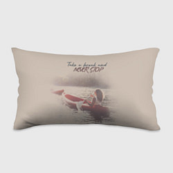 Подушка-антистресс Never Stop!, цвет: 3D-принт