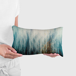 Подушка-антистресс Абстрактные водянистые паттерны и краски, цвет: 3D-принт — фото 2