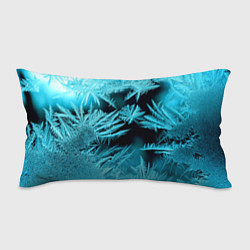 Подушка-антистресс Голубой лед - иней, цвет: 3D-принт