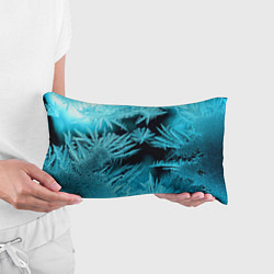 Подушка-антистресс Голубой лед - иней, цвет: 3D-принт — фото 2