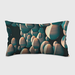 Подушка-антистресс Множество абстрактных летающих камней, цвет: 3D-принт