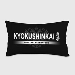Подушка-антистресс Киокушинкай карате - на черном фоне, цвет: 3D-принт