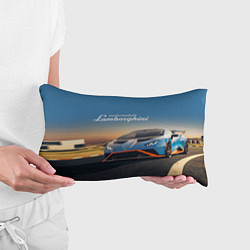 Подушка-антистресс Lamborghini Huracan STO - car racing, цвет: 3D-принт — фото 2