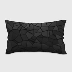 Подушка-антистресс Черные стальные плиты, цвет: 3D-принт