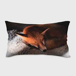 Подушка-антистресс Спящая лисичка, цвет: 3D-принт