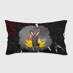 Подушка-антистресс Черный кролик у которого все хорошо, цвет: 3D-принт
