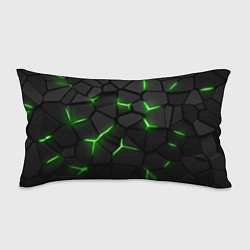Подушка-антистресс Green neon steel, цвет: 3D-принт