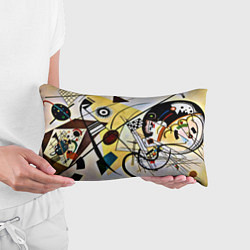 Подушка-антистресс Поперечная линия - Василий Кандинский, цвет: 3D-принт — фото 2