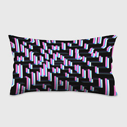 Подушка-антистресс Паттерн геометрический контрастный, цвет: 3D-принт