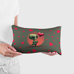 Подушка-антистресс Влюбленный инопланетянин, цвет: 3D-принт — фото 2