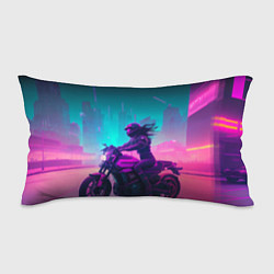 Подушка-антистресс Cyberpunk moto, цвет: 3D-принт