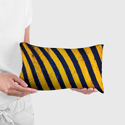 Подушка-антистресс Предупреждающие полосы на асфальте, цвет: 3D-принт — фото 2