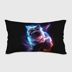 Подушка-антистресс Электрический котёнок искрящий молниями, цвет: 3D-принт