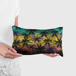 Подушка-антистресс Кроны пальм, Багамы, цвет: 3D-принт — фото 2