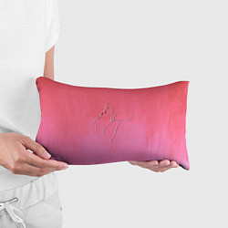 Подушка-антистресс Девушка с помадой, цвет: 3D-принт — фото 2