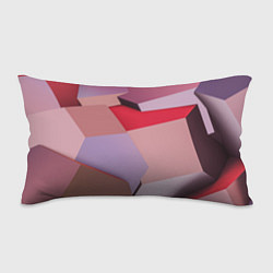 Подушка-антистресс Розовое абстрактное множество кубов, цвет: 3D-принт