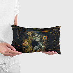 Подушка-антистресс Gustav Klimt Cyberpunk, цвет: 3D-принт — фото 2