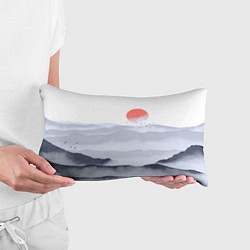 Подушка-антистресс Японский пейзаж - восход солнца, цвет: 3D-принт — фото 2