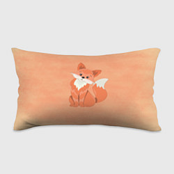 Подушка-антистресс Милая лиса, цвет: 3D-принт