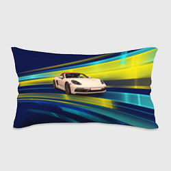 Подушка-антистресс Спорткар Porsche в движении, цвет: 3D-принт