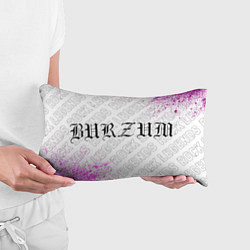 Подушка-антистресс Burzum rock legends: надпись и символ, цвет: 3D-принт — фото 2