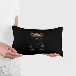 Подушка-антистресс Брутальный плюшевый медведь, цвет: 3D-принт — фото 2